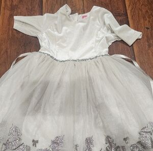 Zunie Cream and Silver Dress